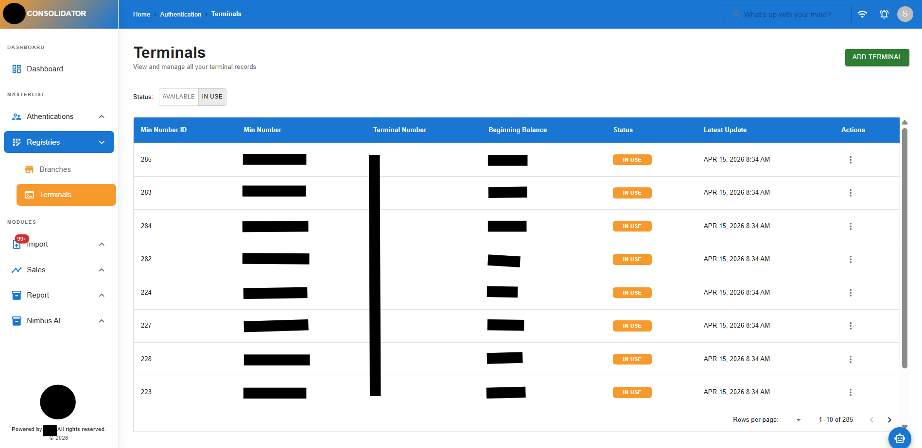 GIZMO Consolidator screenshot 6